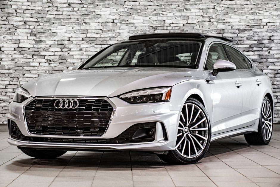 2022 Audi A5 Sportback KOMFORT 45 TFSI QUATTRO CUIR TOIT CAM CARPLAY in Montréal, Quebec