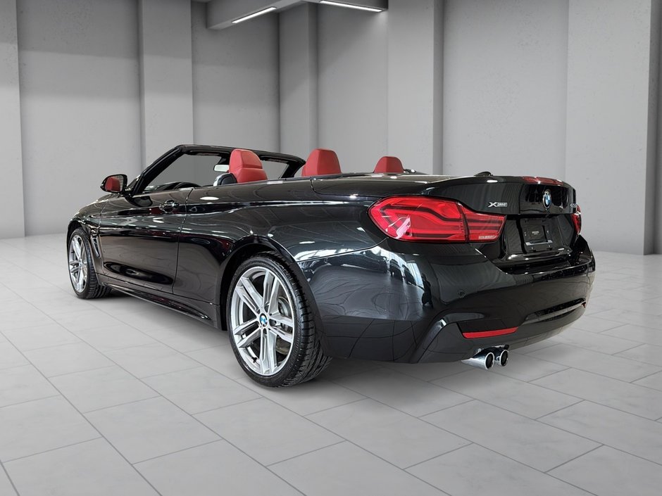 BMW 4 Series 430i XDRIVE CONVERTIBLE MSPORT PKG CUIR ROUGE GPS 2019-10