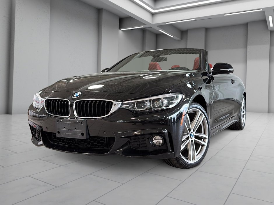 BMW 4 Series 430i XDRIVE CONVERTIBLE MSPORT PKG CUIR ROUGE GPS 2019-0