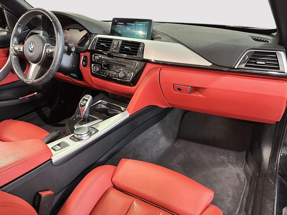 BMW 4 Series 430i XDRIVE CONVERTIBLE MSPORT PKG CUIR ROUGE GPS 2019-14