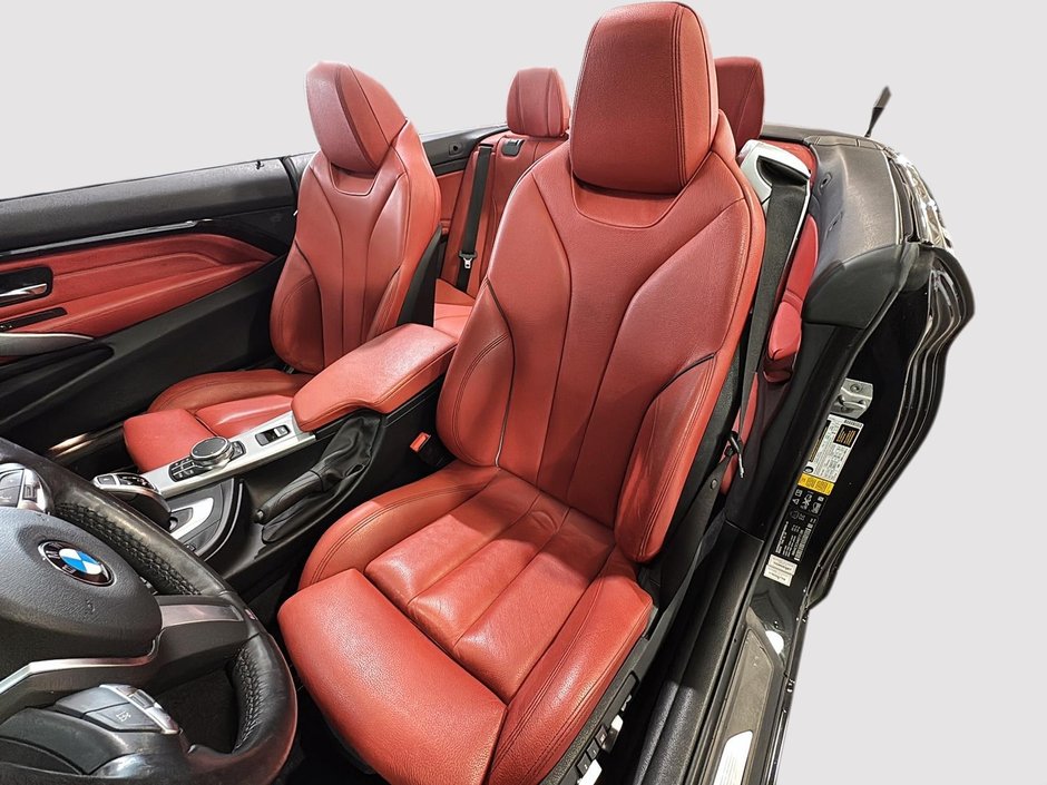 BMW 4 Series 430i XDRIVE CONVERTIBLE MSPORT PKG CUIR ROUGE GPS 2019-22