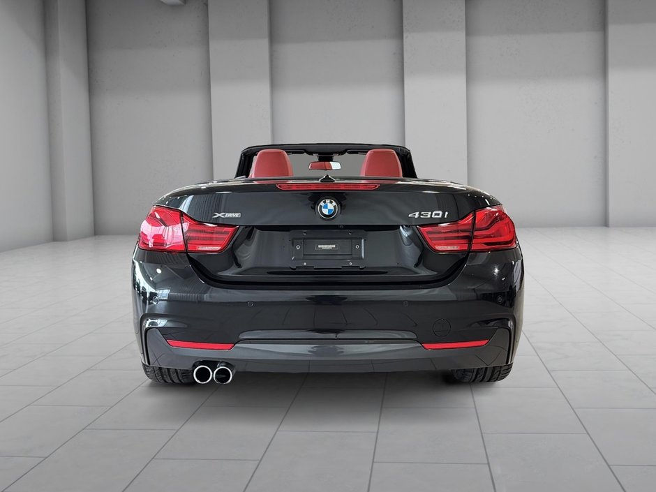 BMW 4 Series 430i XDRIVE CONVERTIBLE MSPORT PKG CUIR ROUGE GPS 2019-12