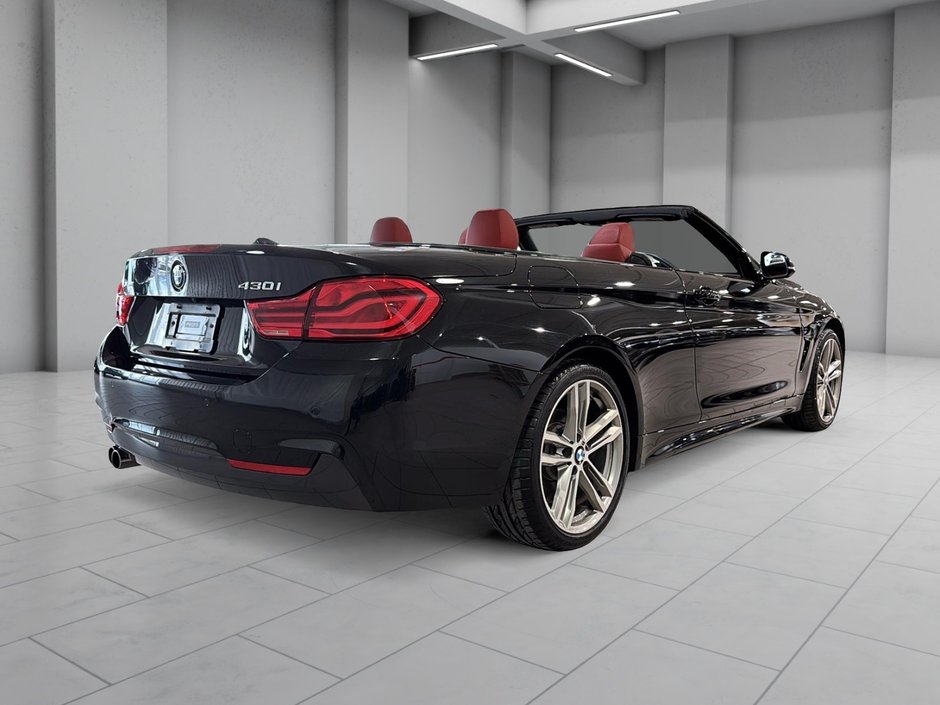 BMW 4 Series 430i XDRIVE CONVERTIBLE MSPORT PKG CUIR ROUGE GPS 2019-15
