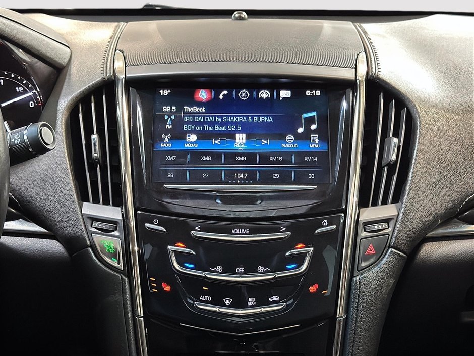 Cadillac ATS Sedan AWD CUIR TOIT CARPLAY DEMARREUR 2017-19
