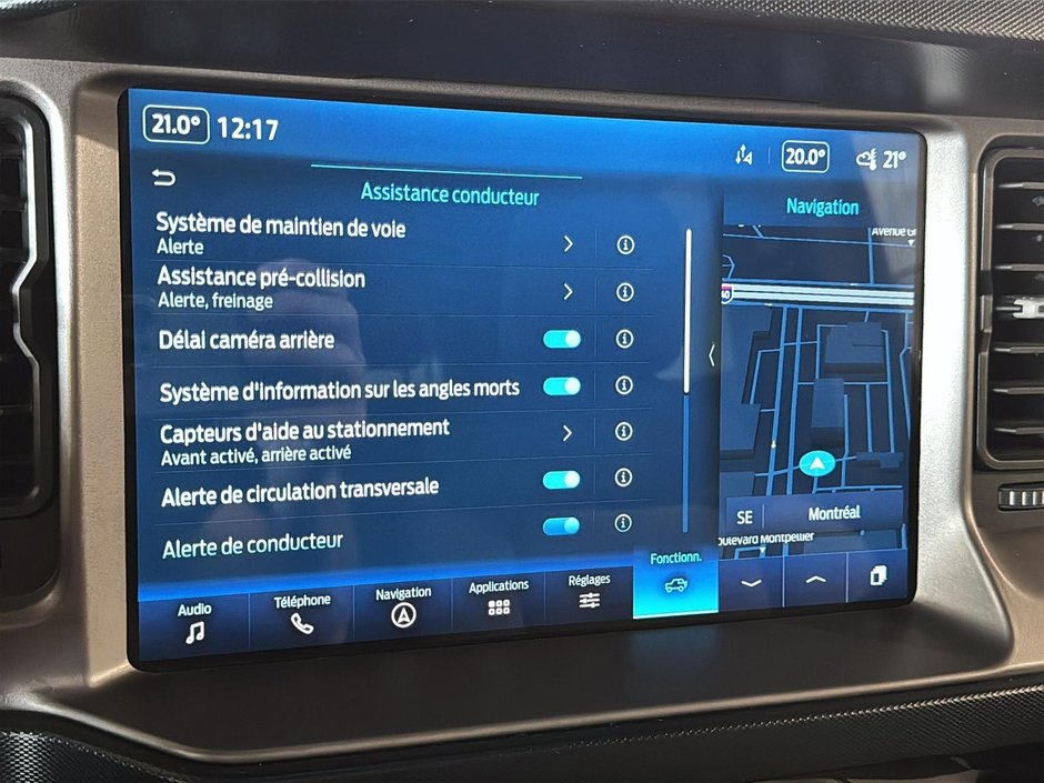 Ford Bronco OUTER BANKS TOIT AMOVIBLE  GPS CARPLAY 2022-29