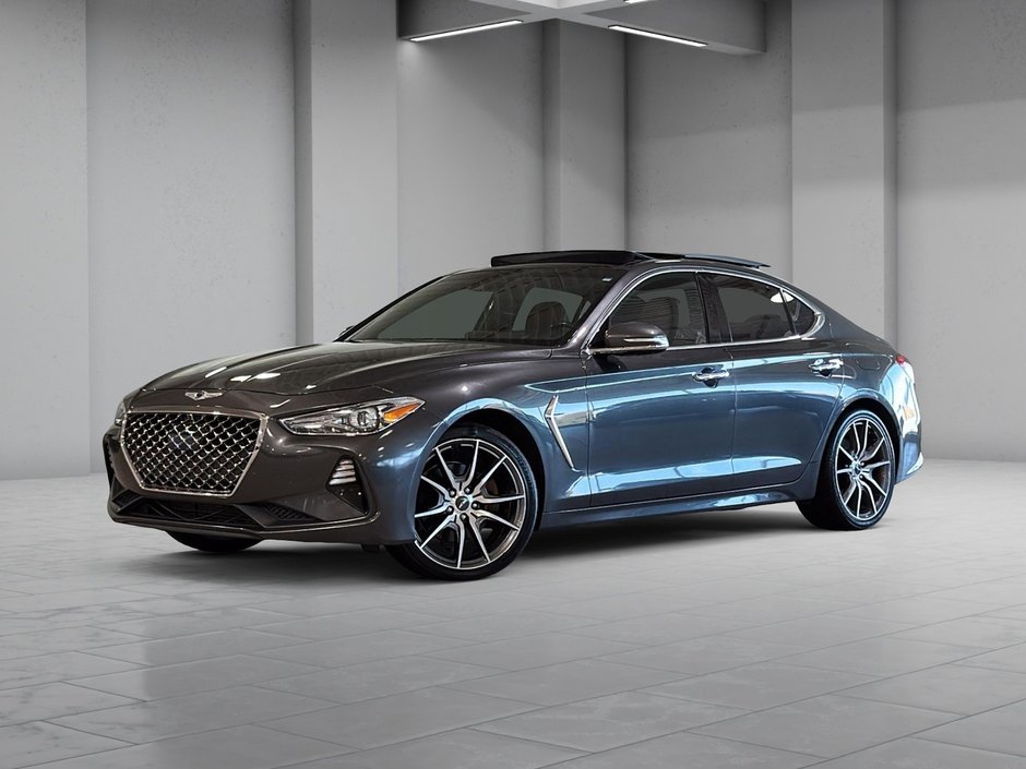 2020 GENESIS G70 2.0T PRESTIGE TOIT OUVRANT GPS CUIR CARPLAY-0