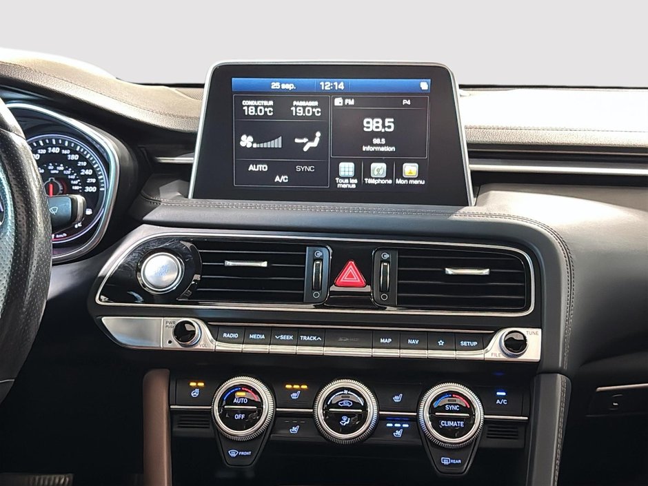 2020 GENESIS G70 2.0T PRESTIGE TOIT OUVRANT GPS CUIR CARPLAY-25