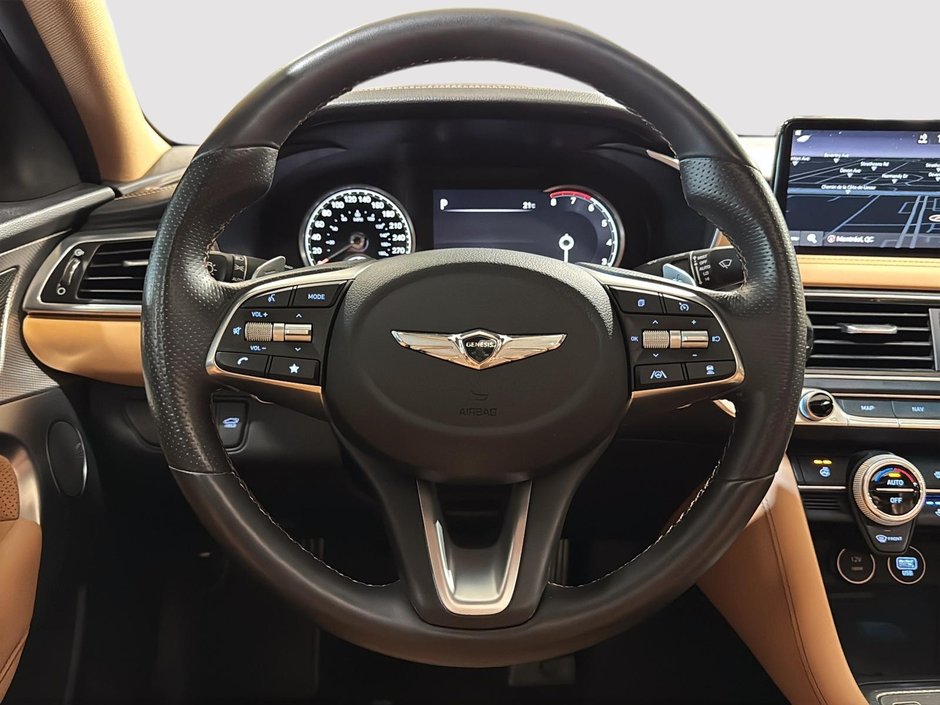 GENESIS G70 3.3T V6 ADVANCED CUIR CHAUFFANT CAMERA GPS 2022-27