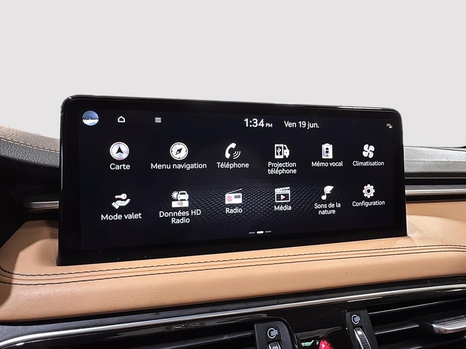 GENESIS G70 3.3T V6 ADVANCED CUIR CHAUFFANT CAMERA GPS 2022-23