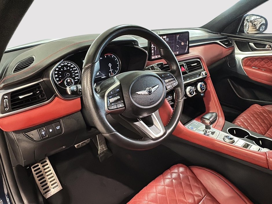 GENESIS G70 3.3T SPORT AWD 365 HP HEAD UP DISP CAM360 CUIR 2023-3