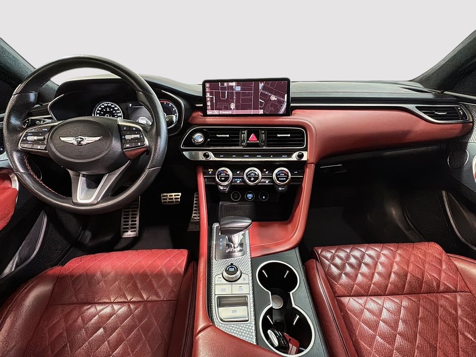 GENESIS G70 3.3T SPORT AWD 365 HP HEAD UP DISP CAM360 CUIR 2023-4