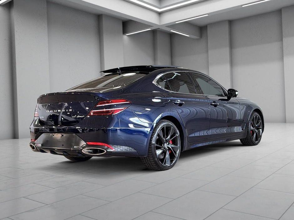 GENESIS G70 3.3T SPORT AWD 365 HP HEAD UP DISP CAM360 CUIR 2023-15
