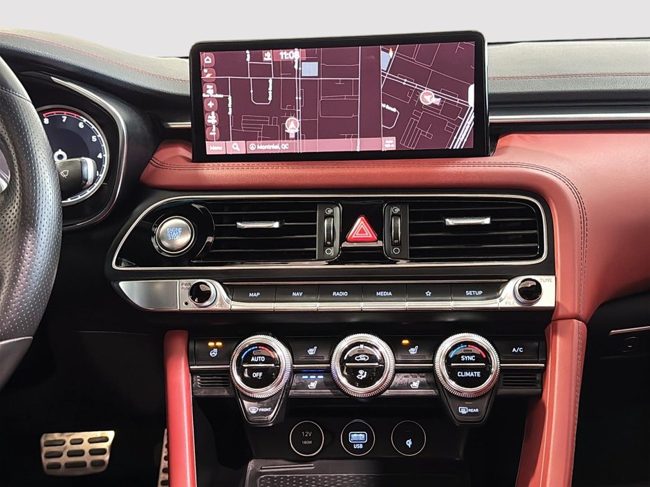 GENESIS G70 3.3T SPORT AWD 365 HP HEAD UP DISP CAM360 CUIR 2023-25