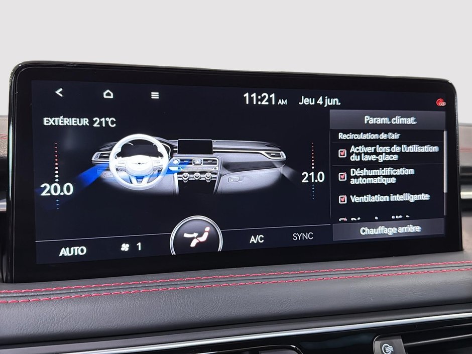 GENESIS G70 3.3T SPORT CUIR CHAUFFANT CAMERA GPS 2023-33