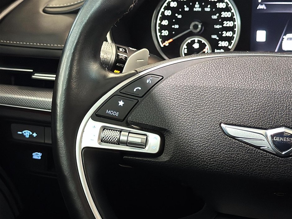 GENESIS G80 2.5T ADVANCED AWD 300HP TOIT GPS CUIR MAGS 2023-33