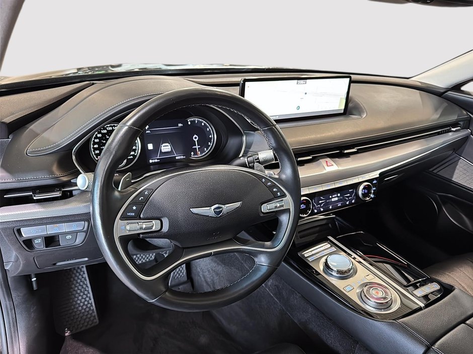 GENESIS G80 2.5T ADVANCED AWD 300HP TOIT GPS CUIR MAGS 2023-3