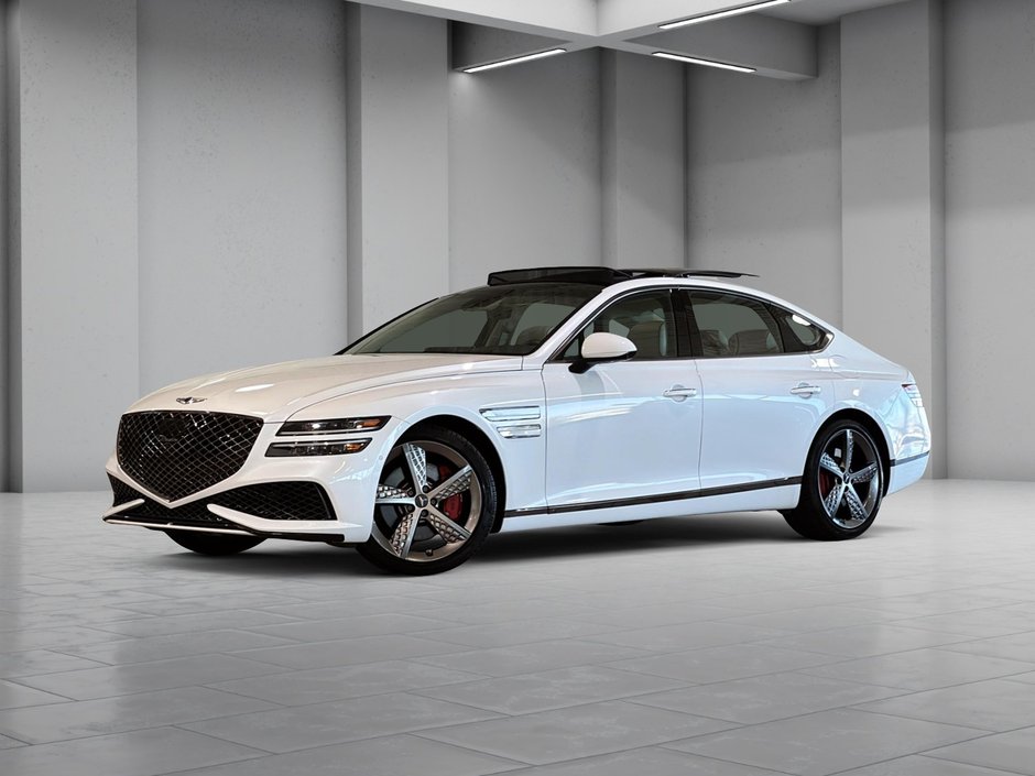 GENESIS G80 3.5T SPORT PLUS TOIT PANO GPS CUIR SIEGE MASSANT 2023-0