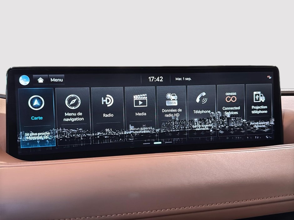 GENESIS G80 2.5T ADVANCED AWD 300HP TOIT GPS CUIR MAGS 2023-29