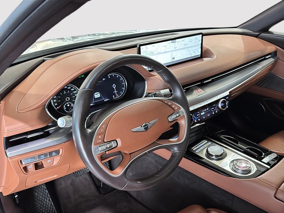 GENESIS G80 2.5T ADVANCED AWD 300HP TOIT GPS CUIR MAGS 2023-3