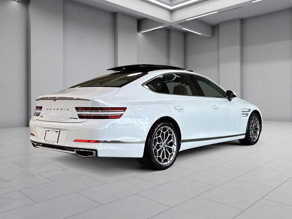 GENESIS G80 2.5T ADVANCED AWD 300HP TOIT GPS CUIR MAGS 2023-15