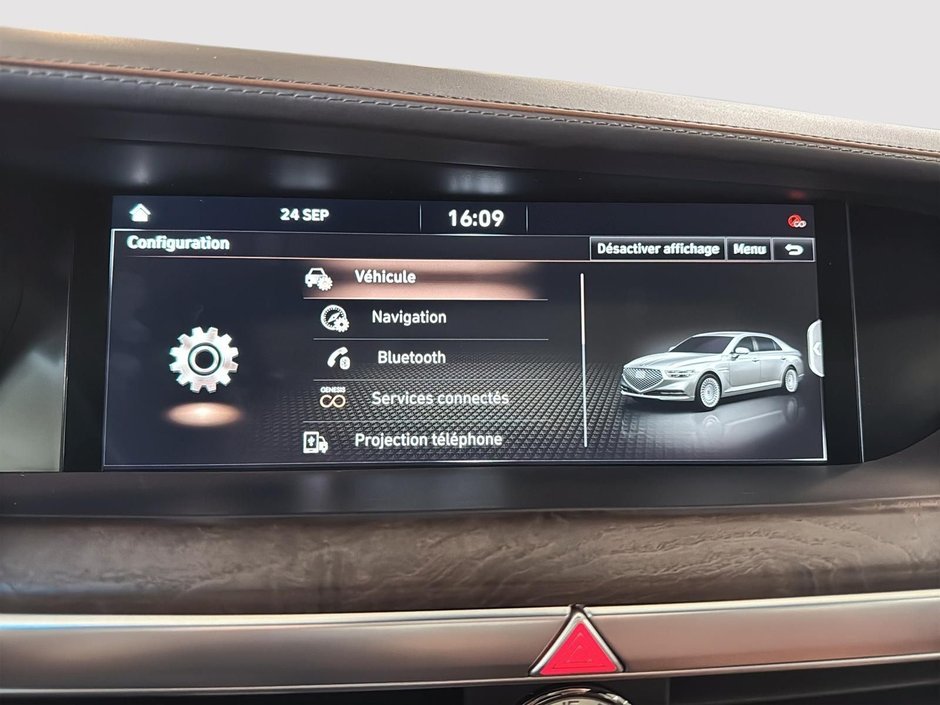 2020 GENESIS G90 5.0L Prestige 1 proprio SIEGES MASSANTS CUIR TOIT-33