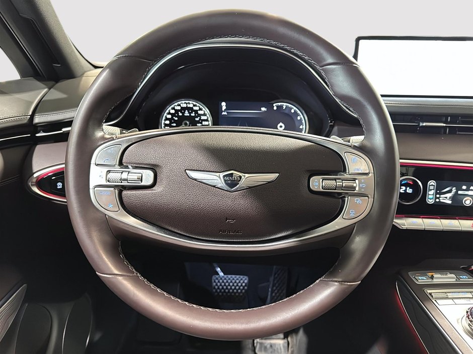 GENESIS GV70 2.5T ADVANCED AWD 300HP TOIT NAV CUIR MAGS 2023-35