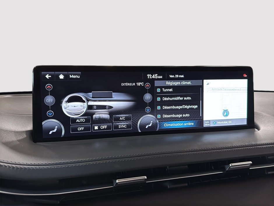GENESIS GV70 2.5T ADVANCED AWD 300HP TOIT NAV CUIR MAGS 2023-32