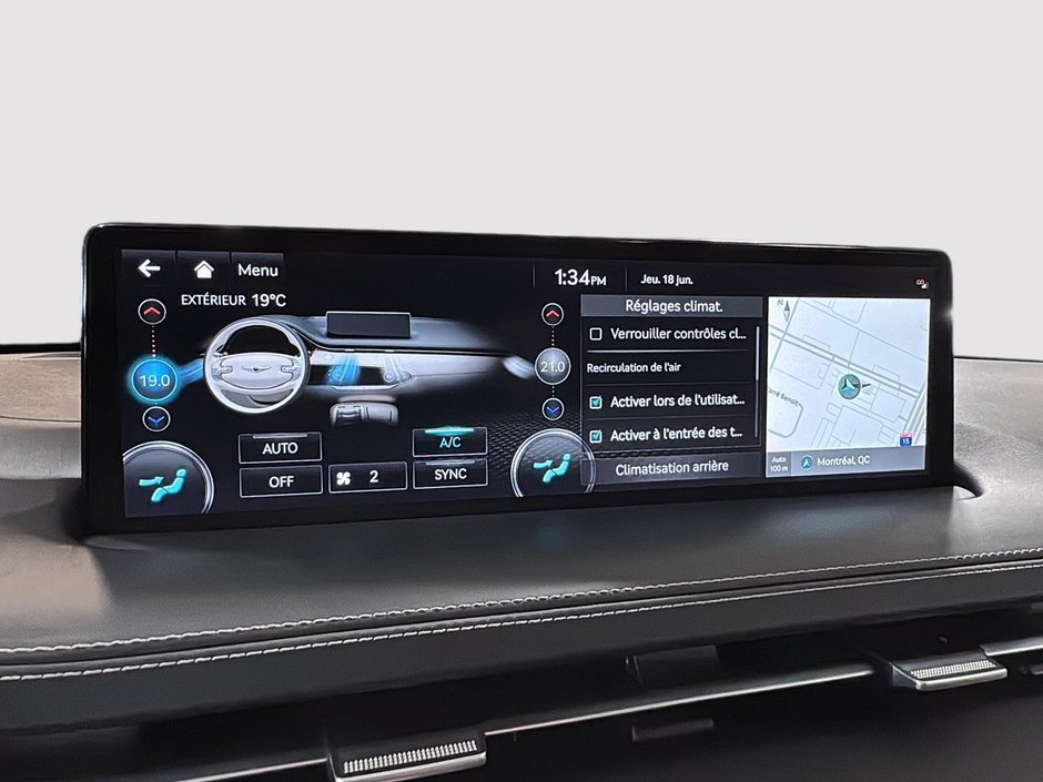 GENESIS GV70 2.5T ADVANCED AWD CUIR TOIT PANO CAMERA NAV 2023-31