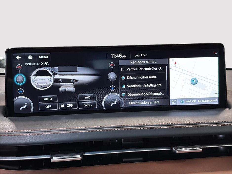 GENESIS GV70 2.5T PRESTIGE AWD CAM 360 SIEGE MASSAGE TOIT PANO 2025-31