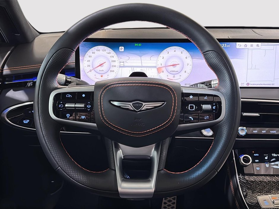 GENESIS GV70 3.5T SPORT PLUS AWD 375HP HUD TOIT OUVRANT CUIR 2026-33