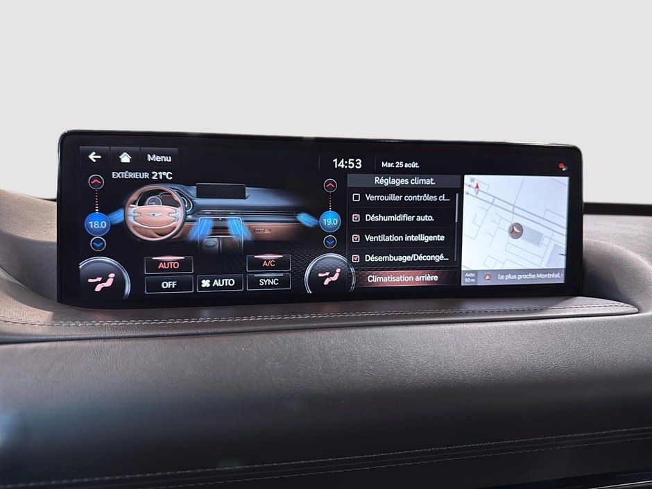 GENESIS GV80 PRESTIGE 3.5T AWD 375HP TOIT CAM 360 PARK ASSIST 2021-30