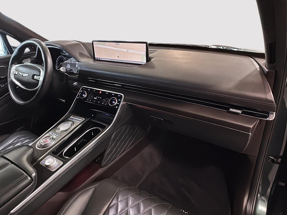 GENESIS GV80 PRESTIGE 3.5T AWD 375HP TOIT CAM 360 PARK ASSIST 2021-17