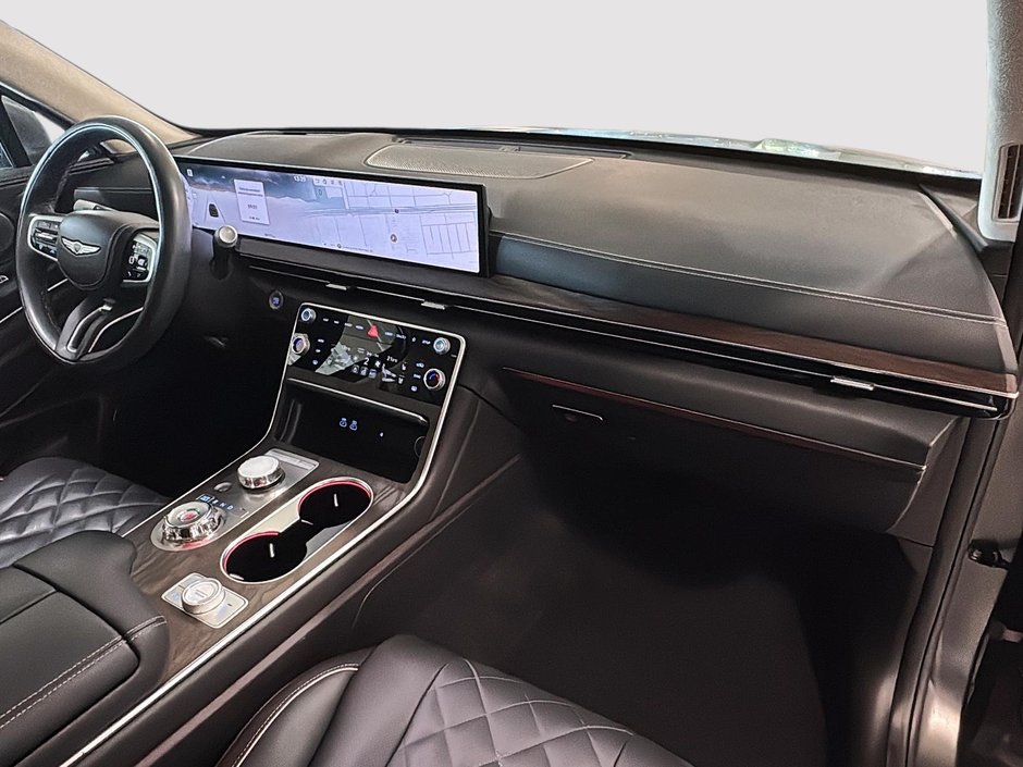 GENESIS GV80 PRESTIGE 3.5T AWD 375HP TOIT CAM 360 GRISE MATTE 2025-18