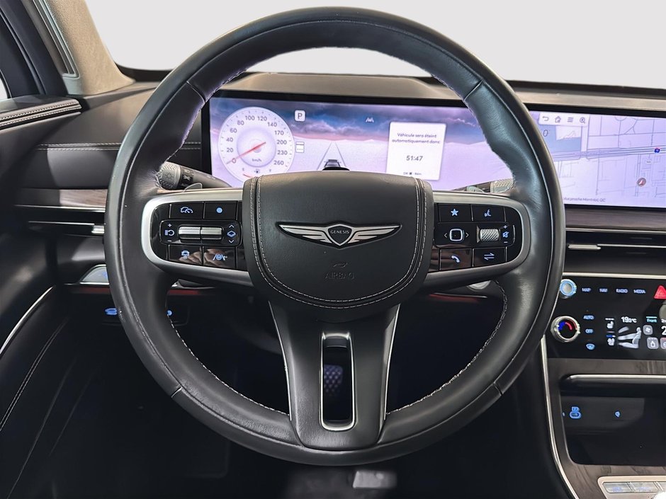 GENESIS GV80 PRESTIGE 3.5T AWD 375HP TOIT CAM 360 GRISE MATTE 2025-35