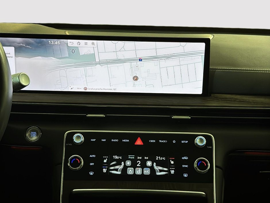 GENESIS GV80 PRESTIGE 3.5T AWD 375HP TOIT CAM 360 GRISE MATTE 2025-27