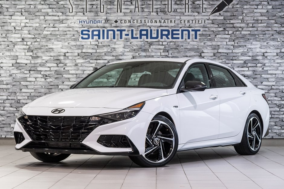 Hyundai Elantra N-LINE TOIT CUIR/TISSU CAMERA BLUELINK KEYLESS 2021 à Montréal, Québec