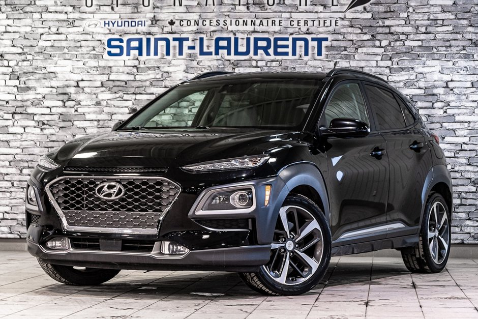 Hyundai Kona ULTIMATE AWD TOIT OUVRANT NAVIGATION BLUELINK CUIR 2018-0