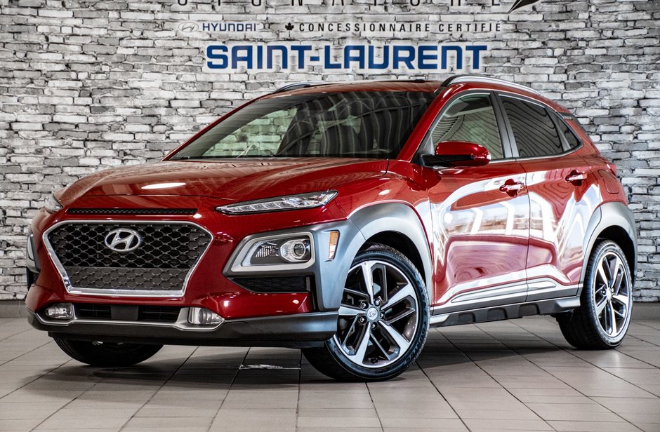 2020 Hyundai Kona ULTIMATE AWD TOIT OUVRANT NAVIGATION BLUELINK CUIR-0