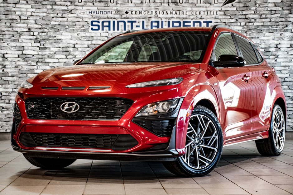Hyundai Kona N-LINE AWD CAMERA CARPLAY KEYLESS BLUELINK MAGS 2022 à Montréal, Québec