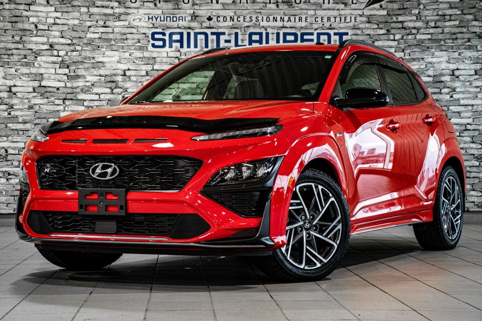 Hyundai Kona N LINE ULTIMATE AWD TOIT CARPLAY NAVIGATION CUIR 2023-0
