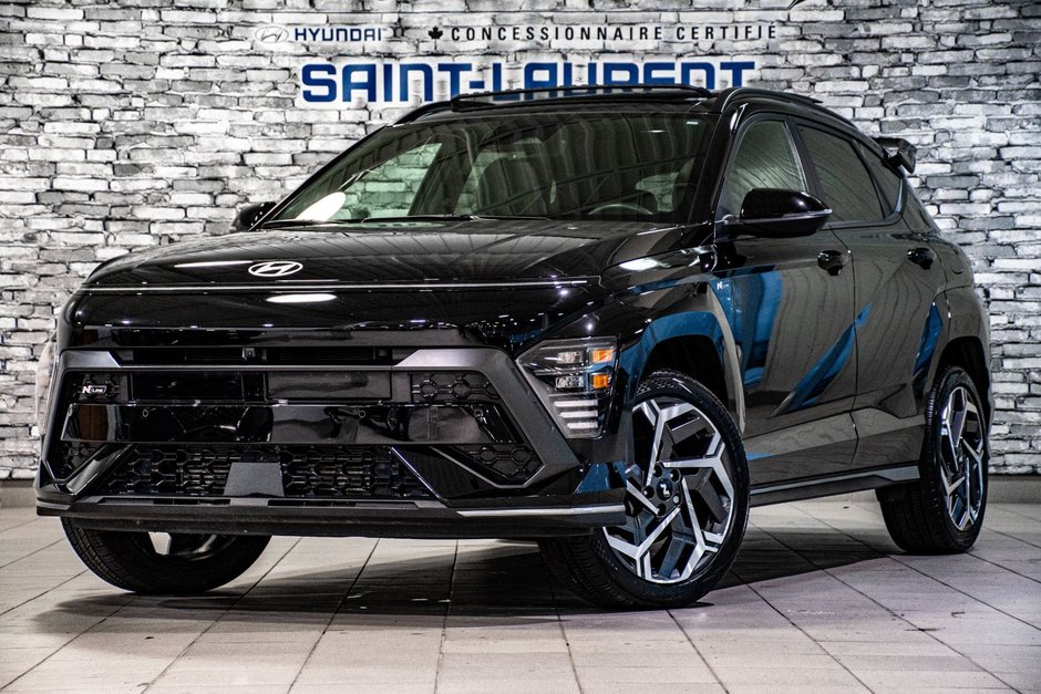 2024 Hyundai Kona N-LINE ULTIMATE TOIT BOSE CUIR NAVI CAMERA AILERON in Montréal, Quebec