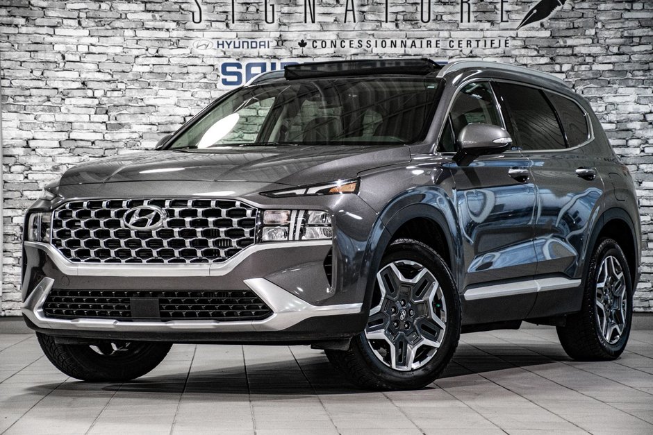 Hyundai Santa Fe Hybrid LUXURY AWD TOIT PANORAMIQUE NAVIGATION CUIR MAGS 2021-0