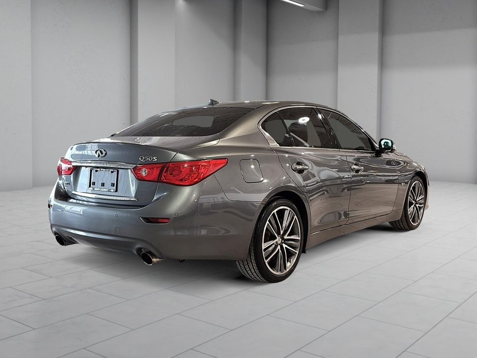 Infiniti Q50 3.0T SPORT AWD TOIT CUIR CHAUFFANTS CAM NAVI 2016-9