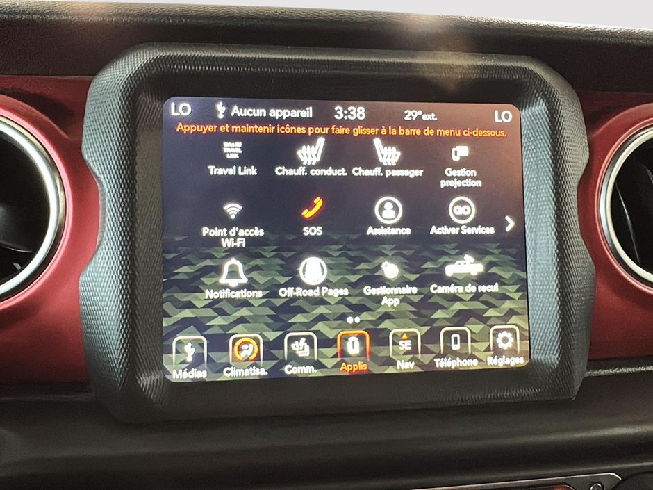 Jeep Gladiator RUBICON DIESEL TOIT AMOVIBLE GPS TREUIL 2022-23