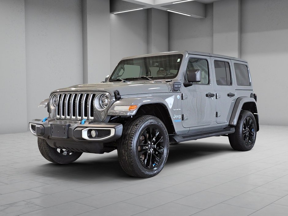 Jeep Wrangler 4xe UNLIMITED SAHARA HYBRID GPS CUIR CAM CARPLAY 2022-3