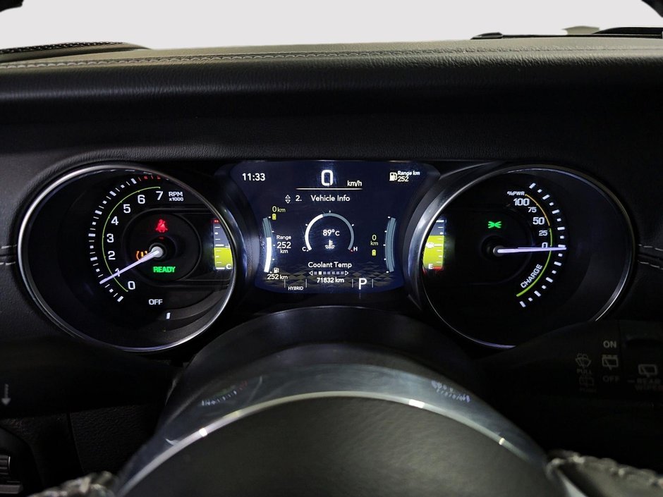 Jeep Wrangler 4xe UNLIMITED SAHARA HYBRID GPS CUIR CAM CARPLAY 2022-24