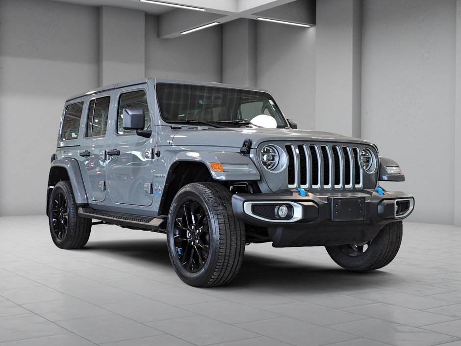 Jeep Wrangler 4xe UNLIMITED SAHARA HYBRID GPS CUIR CAM CARPLAY 2022-2