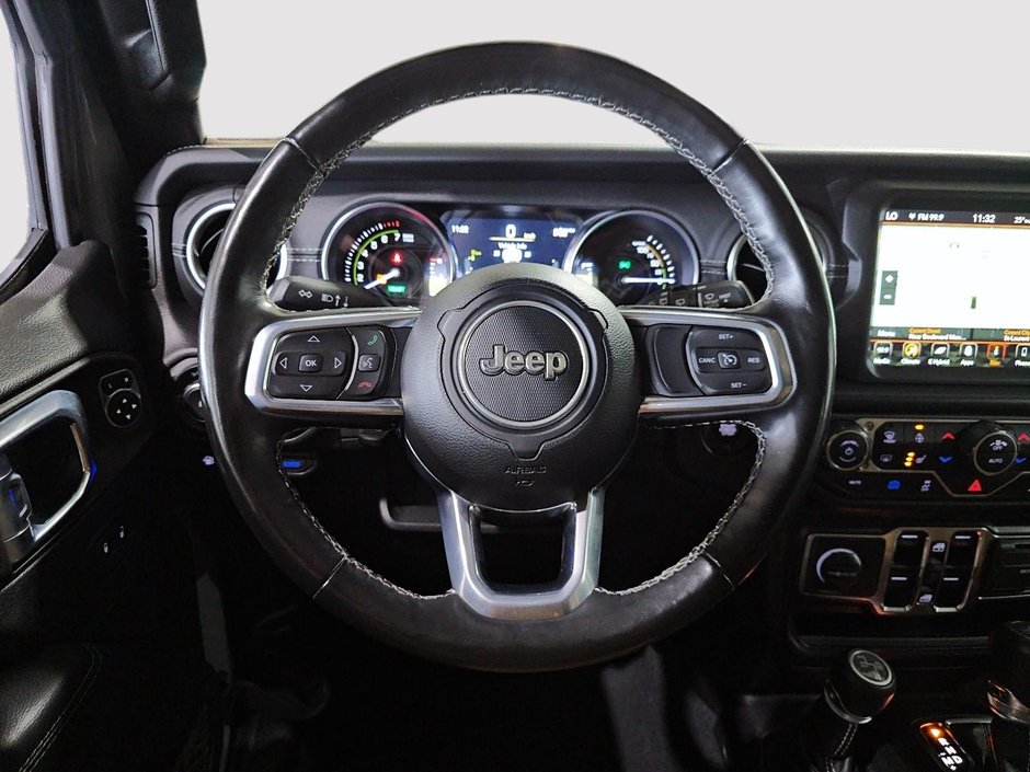 Jeep Wrangler 4xe UNLIMITED SAHARA HYBRID GPS CUIR CAM CARPLAY 2022-21