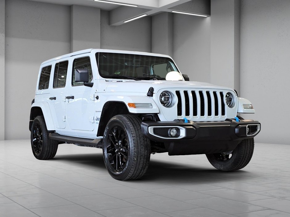 Jeep Wrangler 4xe UNLIMITED SAHARA HYBRID GPS CUIR CAM CARPLAY 2022-2