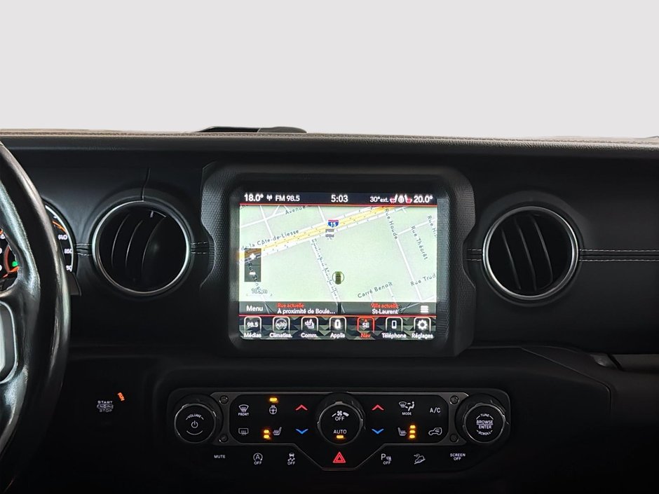 Jeep Wrangler Unlimited SAHARA NORTH EDITION CARPLAY TOIT AMOVIBLE GPS 2020-24